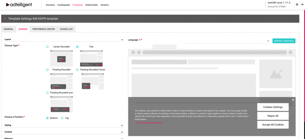 Adtelligent Consent Management Platform